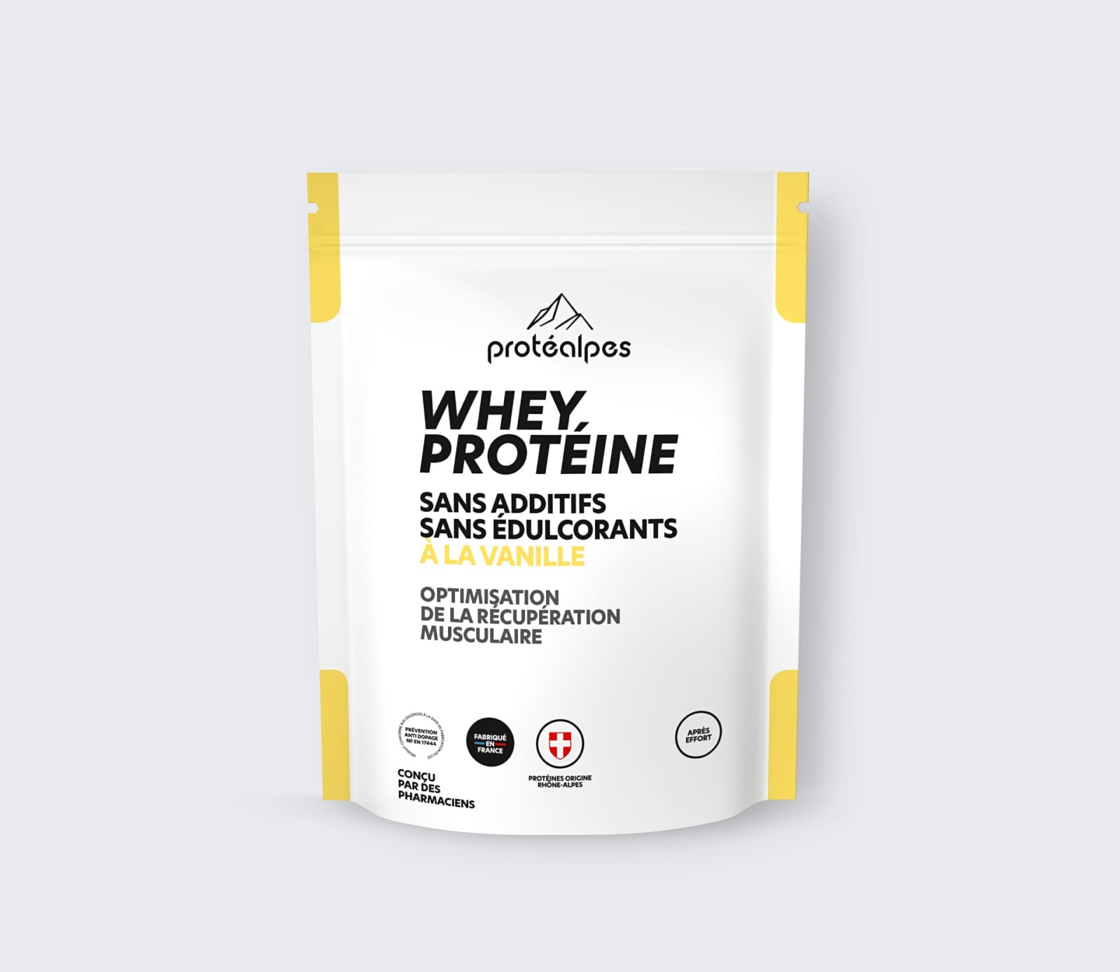 Whey Protéine F100 ALPHAPOWER FOOD - 500g, Poudre, Adaptée à Plusieurs Régimes