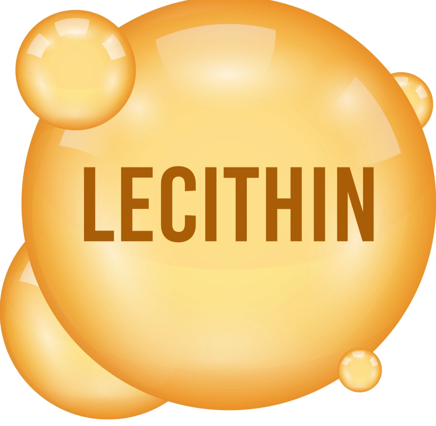 Image of lecithin molecules, a health ingredient in line with Protéalpes' commitment to pure nutrition without additives.