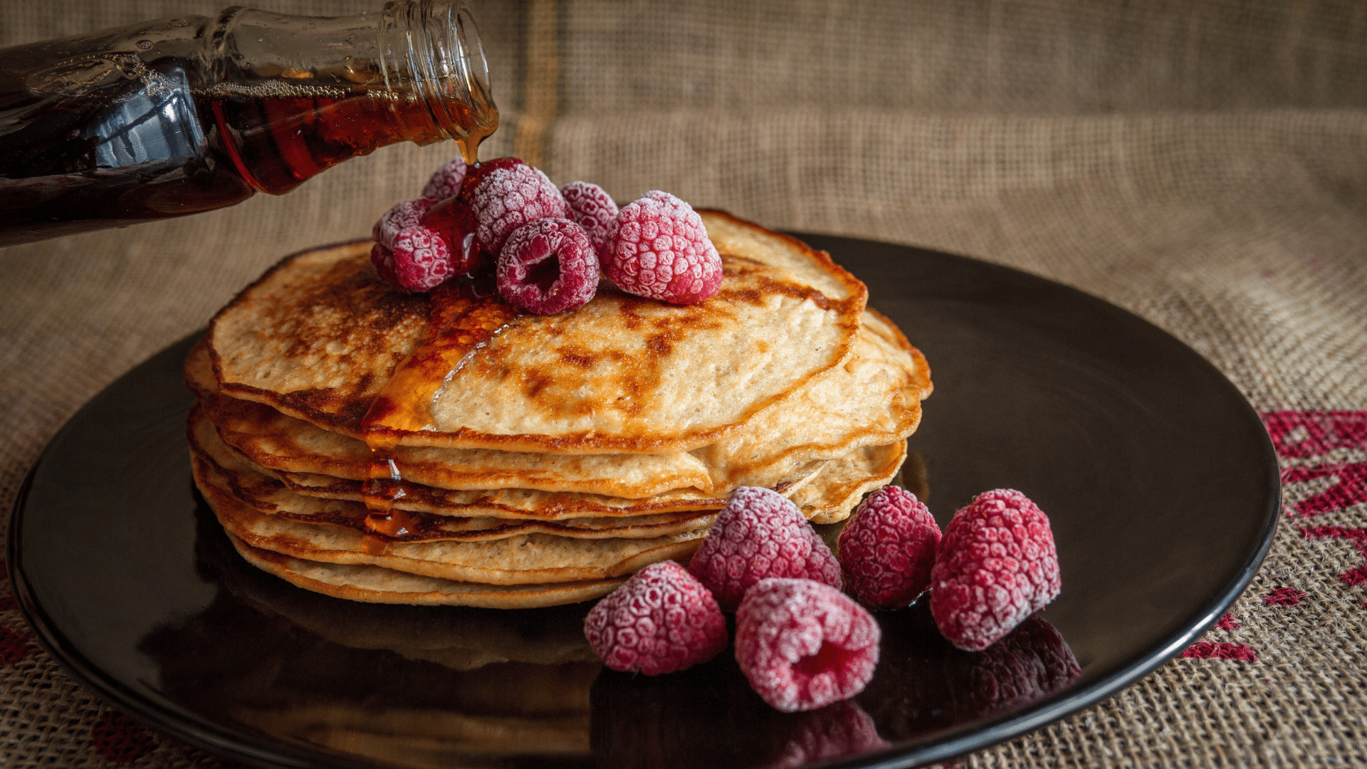 Rezept für proteinreiche Pfannkuchen mit griechischem Joghurt und Molke