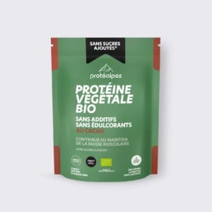 Protéine végétale BIO au cacao - Gamme sans sucres ajoutés