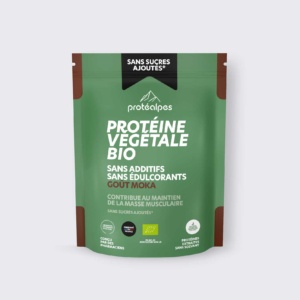 Protéine végétale BIO goût moka - Gamme sans sucres ajoutés