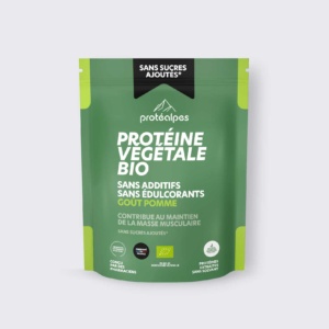 Protéine végétale BIO goût pomme - Gamme sans sucres ajoutés