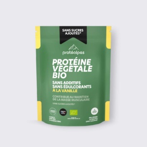 Protéine végétale BIO à la Vanille - Gamme sans sucres ajoutés