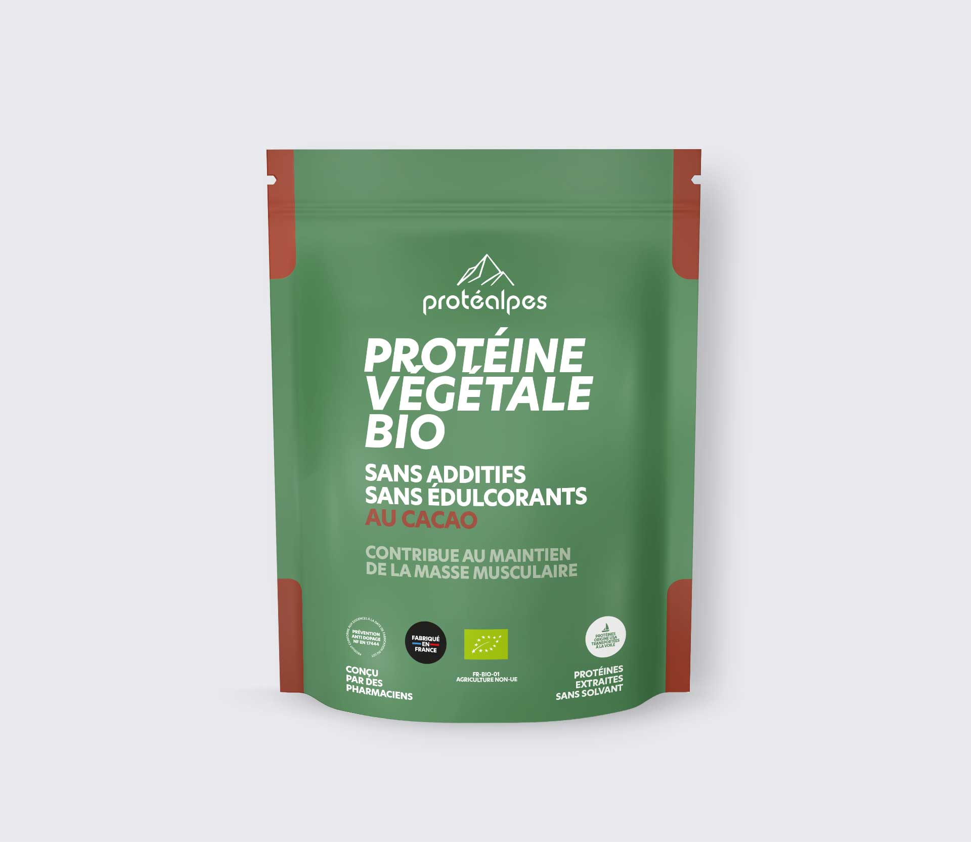 Protéine végétale BIO au cacao – Gamme classique
