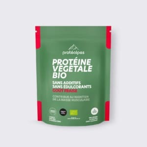 Protéine végétale BIO goût fraise - Gamme classique